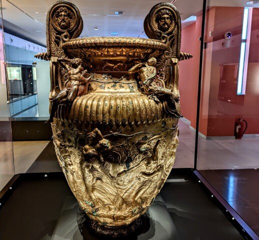 The Derveni krater from 4th century B.C., Archaeological Museum of Thessaloniki